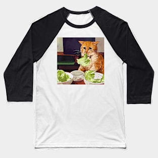 cat in a diet Baseball T-Shirt